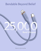 Anker <b>641</b> USB-C to Lightning Cable (Flow, 3 ft Silicone)