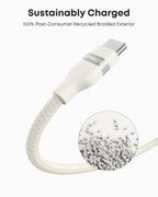 Anker USB-A to USB-C Cable (3 ft / 6 ft, Upcycled-Braided)