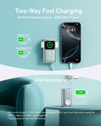Anker MagGo Power Bank (10K, 35W, For Apple Watch)