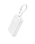 Anker Zolo Power Bank (10K, 30W) with a 5.4-inch (13.7 cm) built-in USB-C cable.
