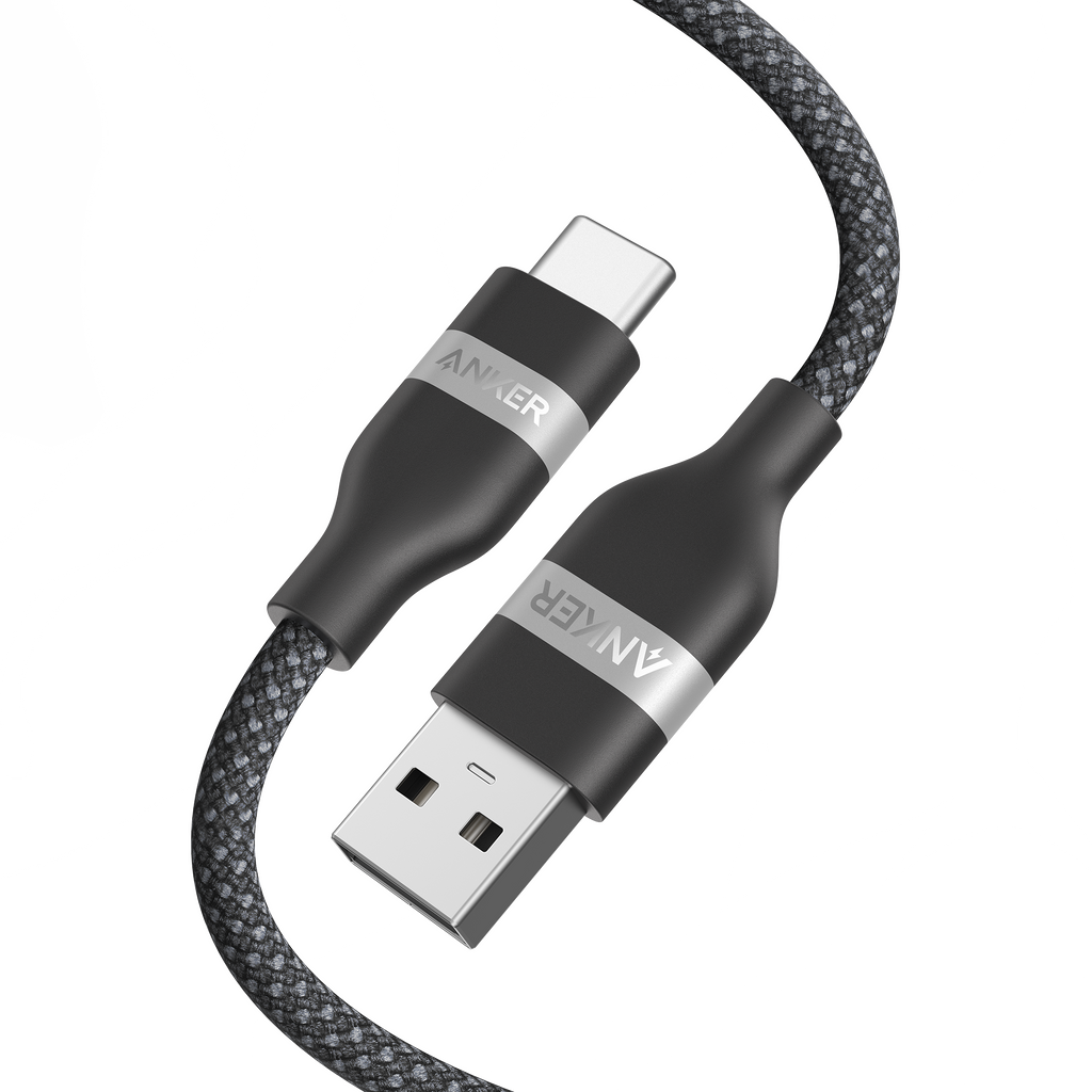 Anker USB-A to USB-C Cable (3 ft / 6 ft, Upcycled-Braided)