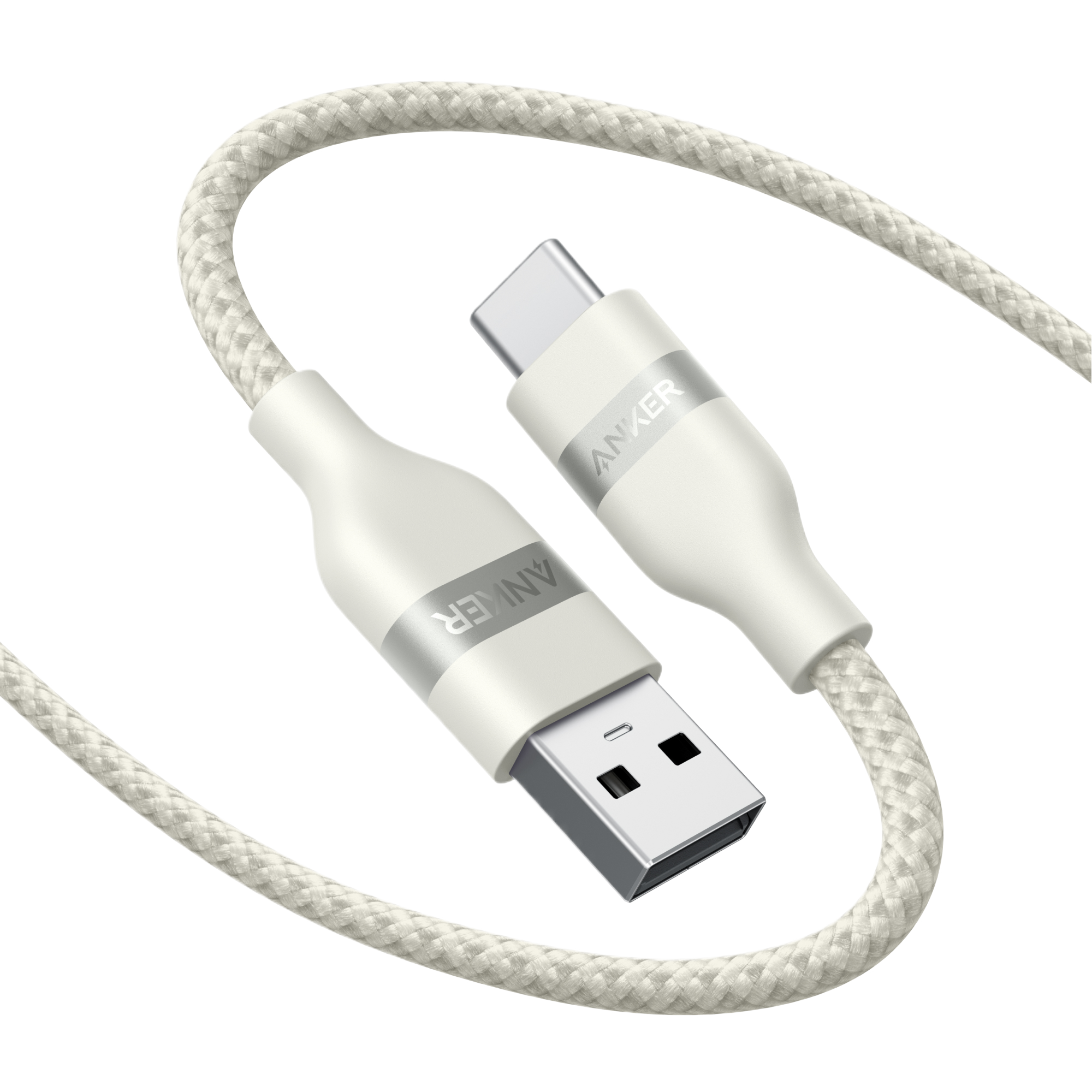 Anker USB-A to USB-C Cable (3 ft / 6 ft, Upcycled-Braided)
