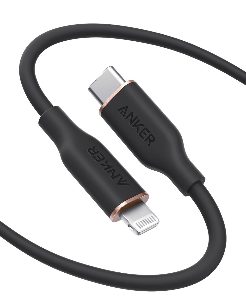 Anker <b>641</b> USB-C to Lightning Cable (Flow, Silicone)