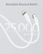 Anker <b>641</b> USB-C to Lightning Cable (Flow, 3 ft Silicone)