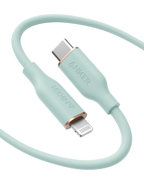 Anker <b>641</b> USB-C to Lightning Cable (Flow, 3 ft Silicone)