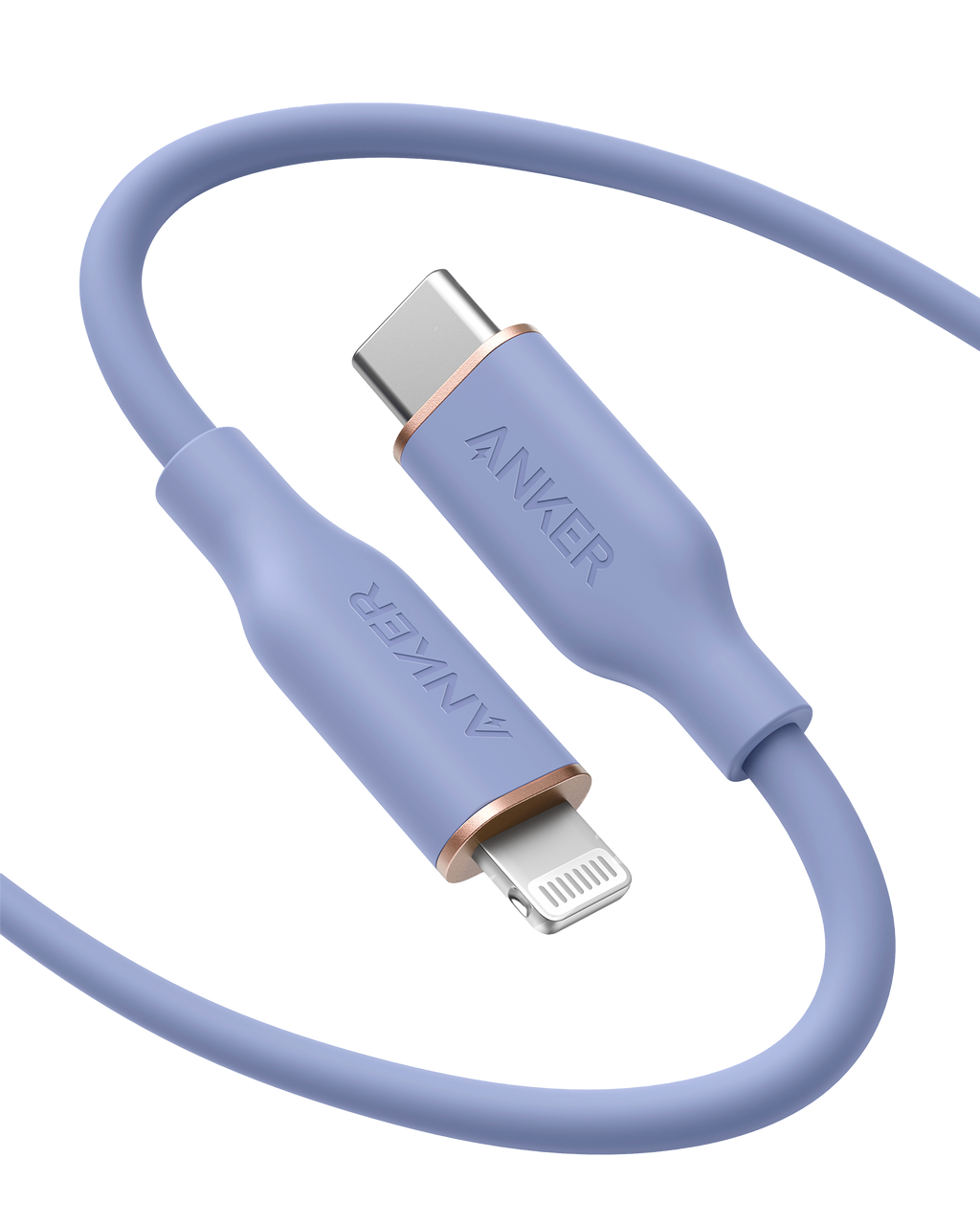 Anker <b>641</b> USB-C to Lightning Cable (Flow, Silicone)