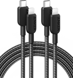 Anker <b>310</b> USB-C to Lightning Cable (6 ft, 2-Pack)