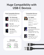 Anker USB-A to USB-C Cable (3 ft / 6 ft, Upcycled-Braided)