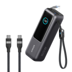 Anker Laptop Power Bank (25K, 165W, Built-In and Retractable Cables)