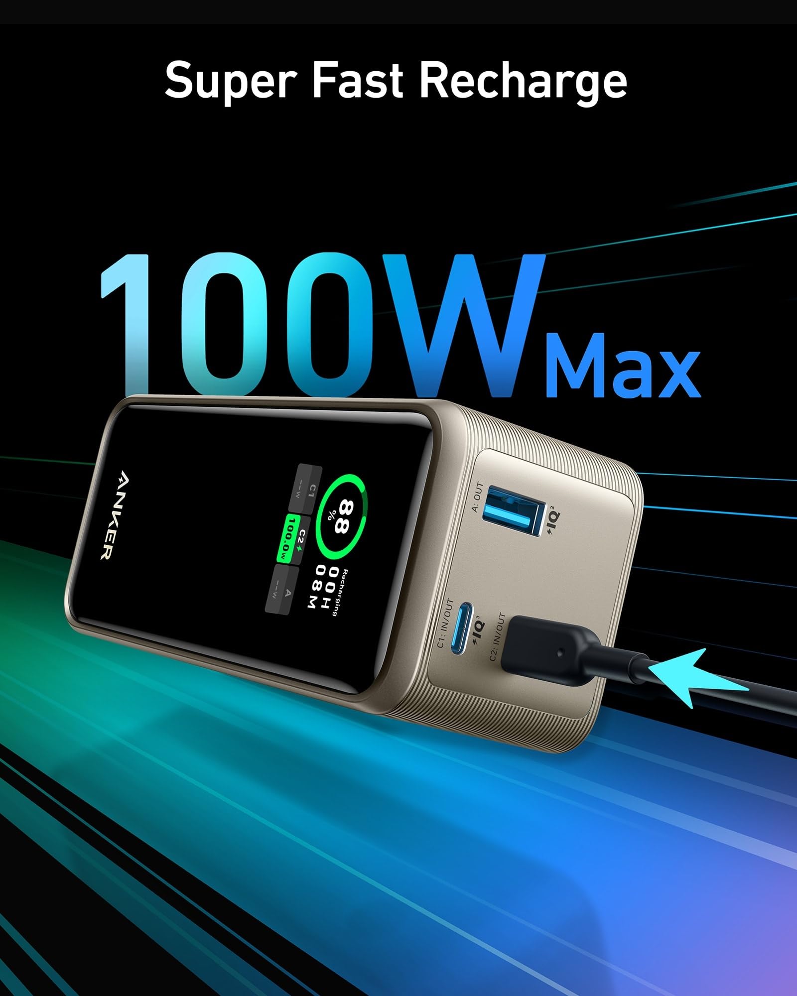 Anker Prime Power Bank (20K, 200W)