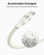 Anker USB-A to USB-C Cable (3 ft / 6 ft, Upcycled-Braided)